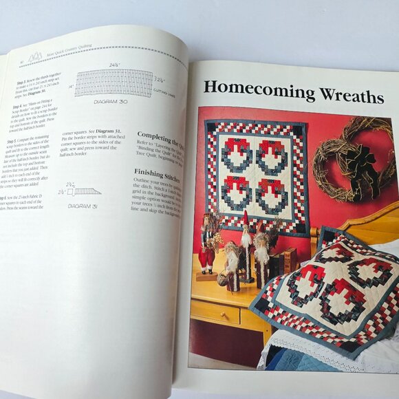 More Quick Country Quilting By Debbie Mumm Hardcover 60 Fast & Fun Projects - Picture 11 of 16